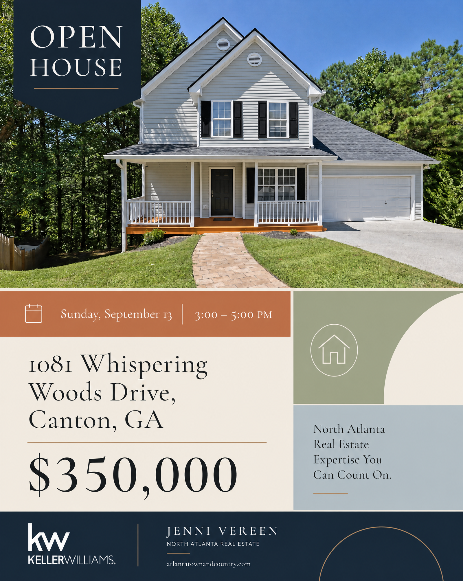 Meta ad creative — open house